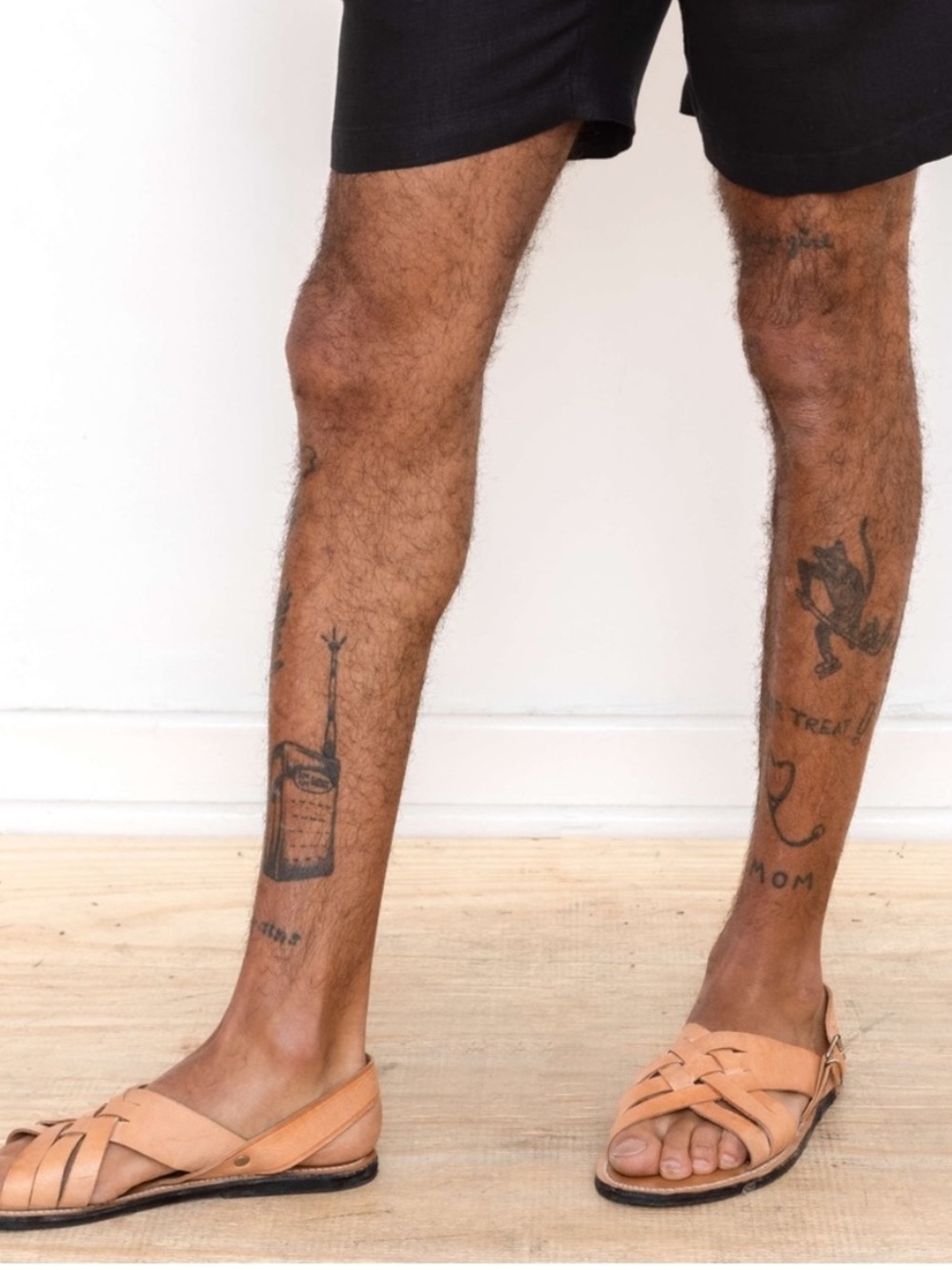 Alex Crane Primo Raw Leather Sandals